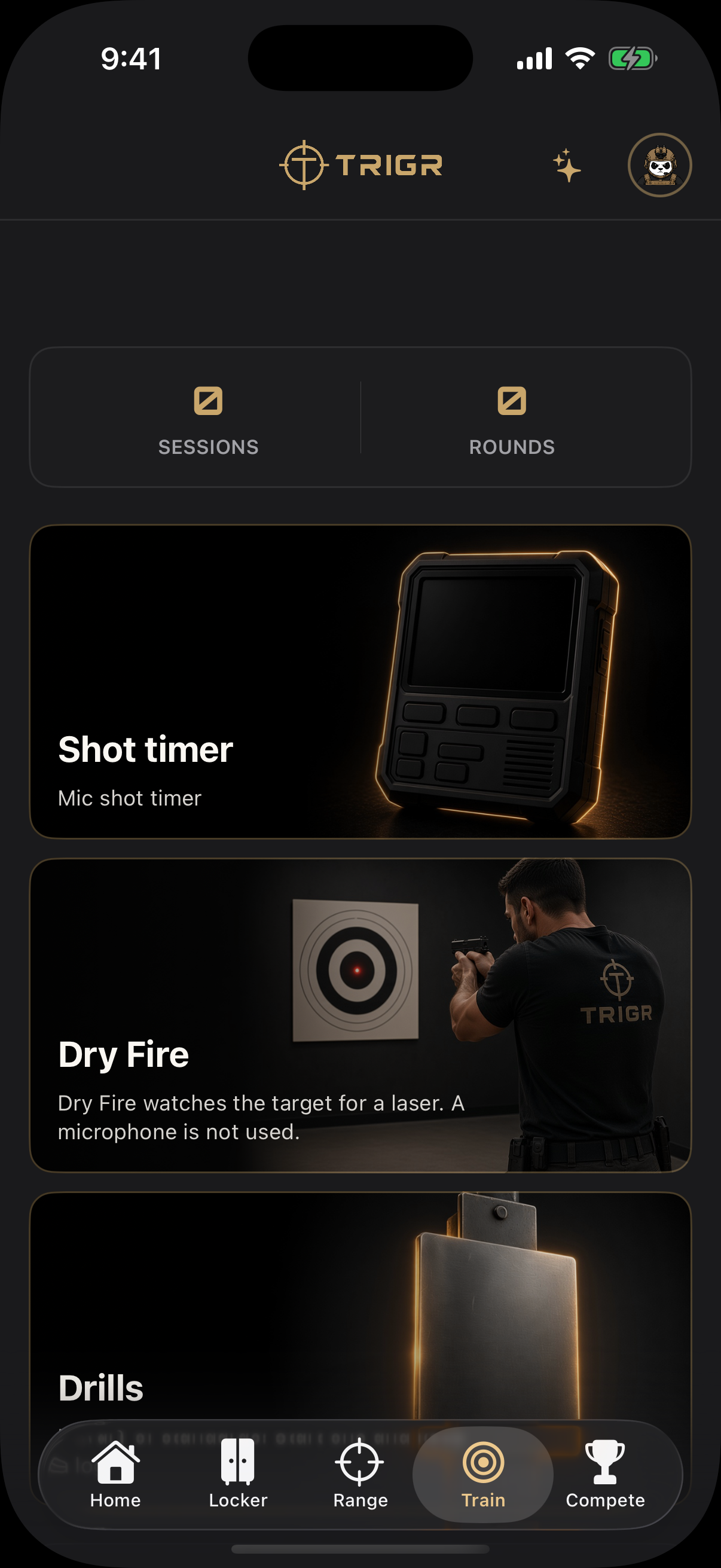 TRIGR Drill Library with accuracy and speed drills.
